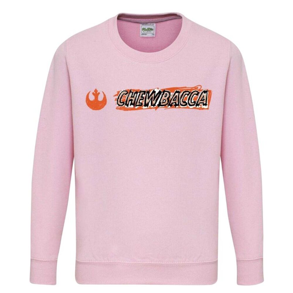 Star Wars Childrens/Kids Chewbacca Sweatshirt / Pink